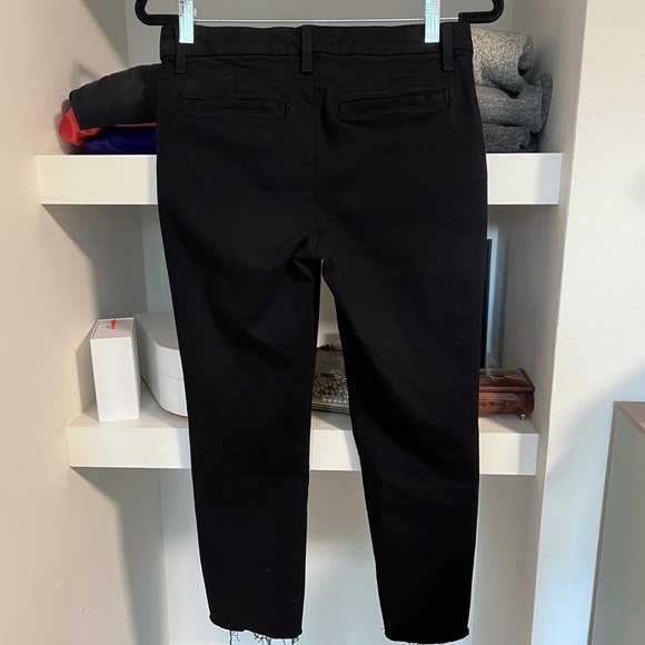 Frank & Eileen Wicklow Italian cropped chino pants | Black | Size 4 - Picture 3 of 9